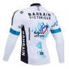 Wielershirt 2025 Bahrain Victorious Lange Mouw Wit